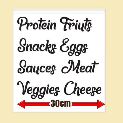 Refrigerator Organization Labels Decal Vinyl Home Decor Stickers Home Decor